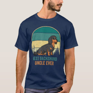 Beste Daschund Oom Ooit Retro Vintage Weiner Dog T-shirt