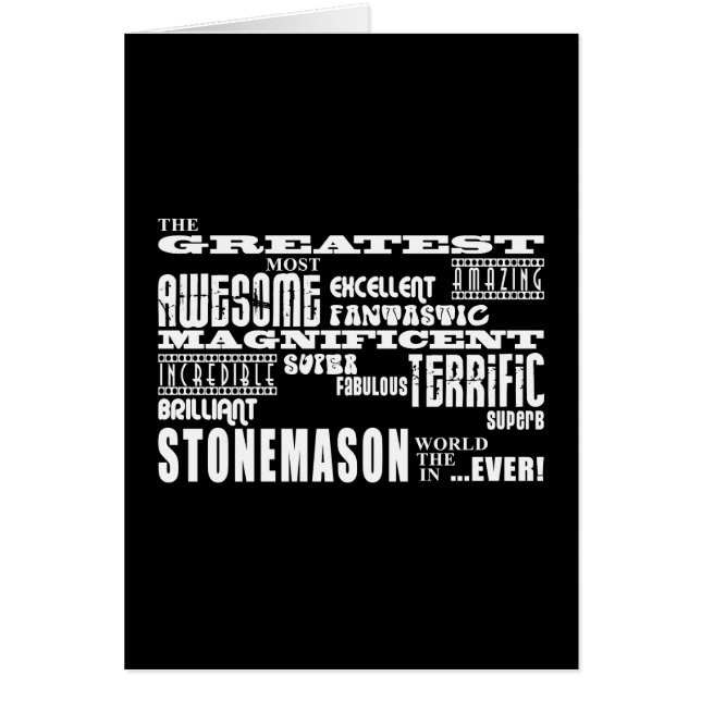 Beste denkbeelden : Greatest Stonemason (Voorkant)