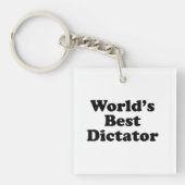 Beste Dictator ter wereld Sleutelhanger (voorkant)