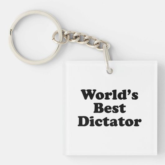 Beste Dictator ter wereld Sleutelhanger (voorkant)