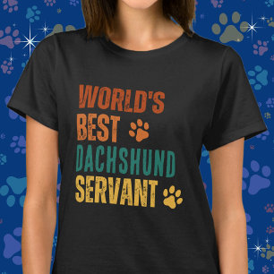 Beste dienst van de Wereld {Uw Hondenras} T-shirt