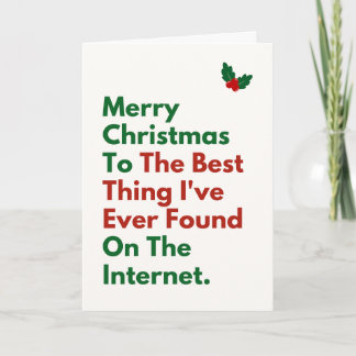 Beste ding dat ik op internet vond Grappige kerst Kaart