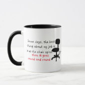 Beste ding over mijn werk: Sarcasm Funny Coffee Mok (Links)