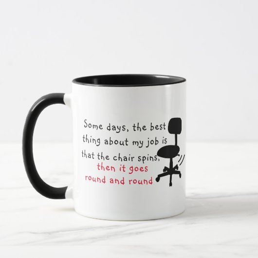 Beste ding over mijn werk: Sarcasm Funny Coffee Mok (Links)
