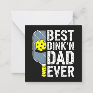 Beste Dink'N Papa Ooit Pickleball Notitiekaartje