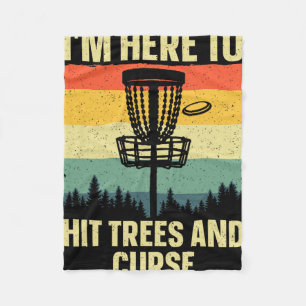 Beste Disc Golf Kunst voor Mannen Vrouwen Kinderen Fleece Deken