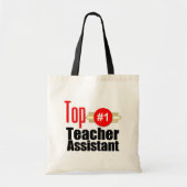 Beste docent-assistent tote bag (Voorkant)