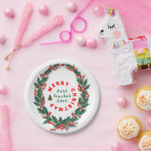 Beste docent ooit Kerstcadeau Bedankt Papieren Bordje (Feest)