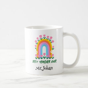 Beste docent ooit Rainbow Mok