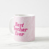 Beste docent ooit Roze Mok (Voorkant links)
