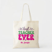 Beste docent ooit Schattige PTA-cadeau Tote Bag (Voorkant)