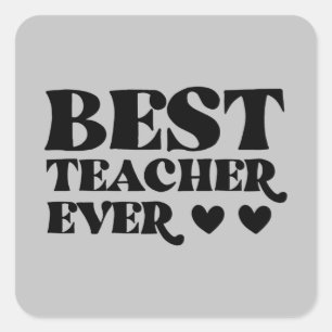 Beste docenten assistent ooit vierkante sticker