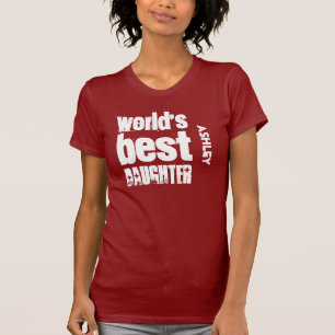 Beste dochter in de wereld: Voetbal Idee V04 T-shirt