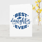 Beste dochter ooit kaart (Gele Bloem)