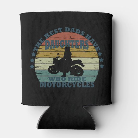 beste dochter op motorfiets blikjeskoeler (Achterkant)