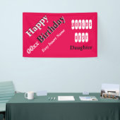 Beste dochter ter wereld spandoek (Beurs)