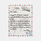 Beste Dochterbanket, cadeau voor dochter Fleece Deken (Voorkant)