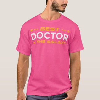 Beste Doctor in de Galaxy Geeky-bezetting T-shirt