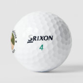 Beste DOG DAD ooit Persoonlijk Modern Pet Foto Golfballen (Logo)