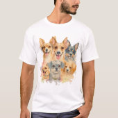 Beste Dog Design Tshirt voor paar 7 (Voorkant)
