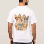 Beste Dog Design Tshirt voor paar 7 (Achterkant)
