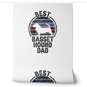 Beste Dog Father Dad - Basset Hound Behang