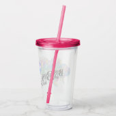 Beste Dog Great Dane "spoted" Acryl Drinkbeker (Achterkant)