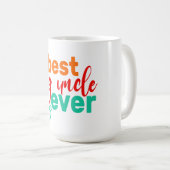 Beste Dog Uncle Ever Style Cool Bday Gift voor Hon Koffiemok (Voorkant rechts)