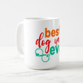 Beste Dog Uncle Ever Style Cool Bday Gift voor Hon Koffiemok (Voorkant links)