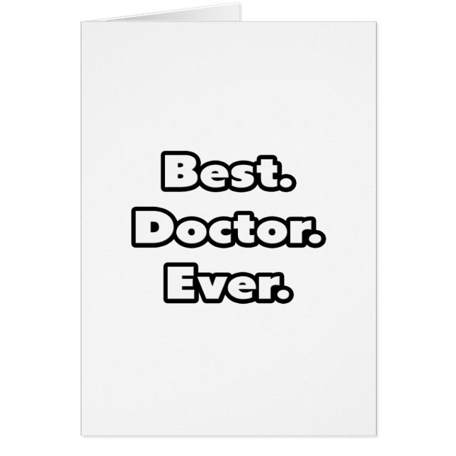 Beste. Dokter. Ooit. (Voorkant)