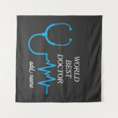 Beste Dokter Ooit Waardering Beste Dokter Ter Were Wandkleed (Voorkant (horizontaal))