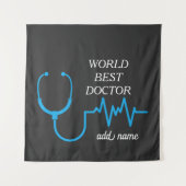 Beste Dokter Ooit Waardering Beste Dokter Ter Were Wandkleed (Voorkant)