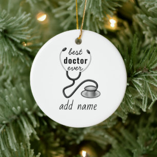 Beste Dokter Ooit Waardering Dank Je Dokter Keramisch Ornament