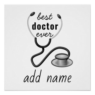 Beste Dokter Ooit Waardering Dank U Dokter Perfect Poster