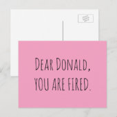 Beste Donald, je bent bang Briefkaart (Voorkant / Achterkant)