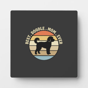 Beste Doodle Moeder Ooit Retro Hond Fotoplaat