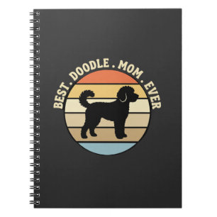 Beste Doodle Moeder Ooit Retro Hond Notitieboek