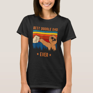 Beste Doodle Papa Ooit Hond Goldendoodle Labradood T-shirt
