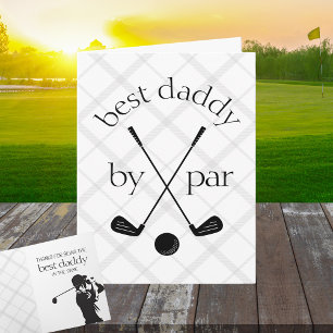 Beste Door Par Gepersonaliseerde Plaid Golf Opvouw Kaart