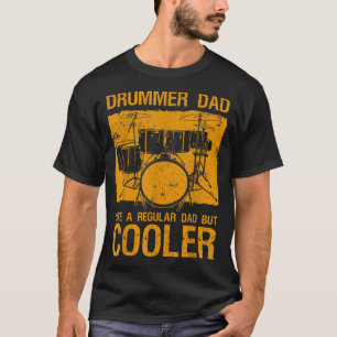 Beste drummer-papper kunst voor mannen muziek van t-shirt