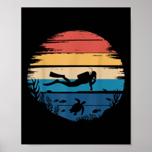 Beste Duik Kunst Voor Mannen Vrouwen Duiken Duiker Poster