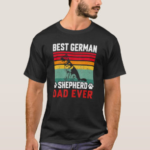 Beste Duitse Herders Vader Ooit Papa Hond Baas 1 T-shirt