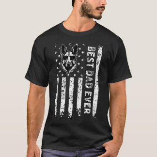 Beste Duitse Herdershond Vader Ooit Vaderdag VS T-shirt