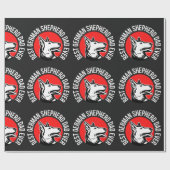 Beste Duitse herdervader ooit Cadeaupapier (Vlak)