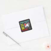 Beste Duitse herdervader ooit Vierkante Sticker (Envelop)