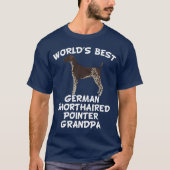 Beste Duitse Shorthaired Pointer opa T-shirt (Voorkant)