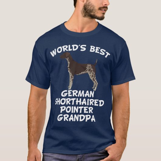 Beste Duitse Shorthaired Pointer opa T-shirt (Voorkant)