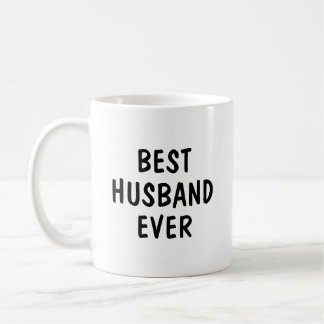 Beste echtgenoot ooit Minimalistische typografie c Koffiemok