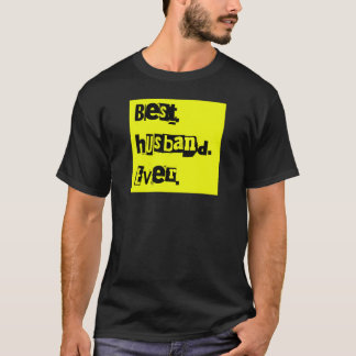 Beste echtgenoot ooit Punk Rock-tekst T-shirt