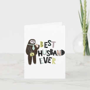 BESTE ECHTGENOOT OOIT Vaderdag Gepersonaliseerd Aa Kaart
